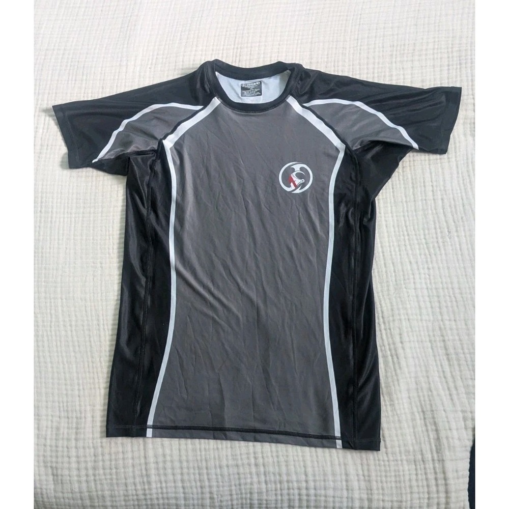 Kombat Rash Guard Shirt Top Ju Jitsu MMA Training Performance Grappling Mens XXL